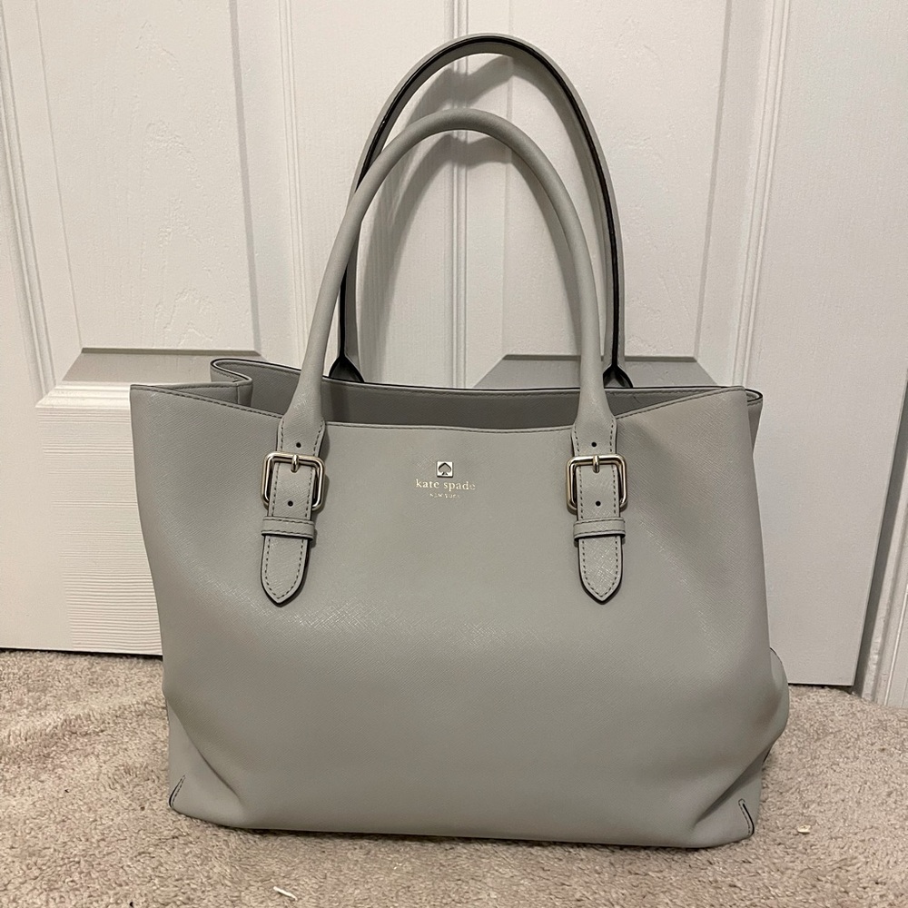 Kate Spade icy bluish silver shoulder bag